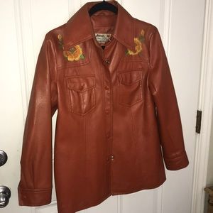 Vintage Vinyl Western Jacket